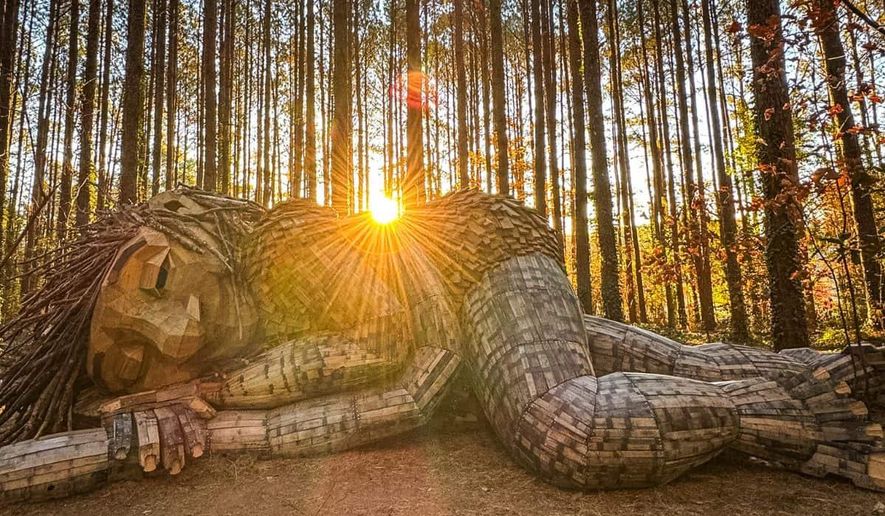 These giant trolls are tucked away in the woods around the world, inspiring travel and community with a touch of magic. Photo credit: Andrea Updyke.