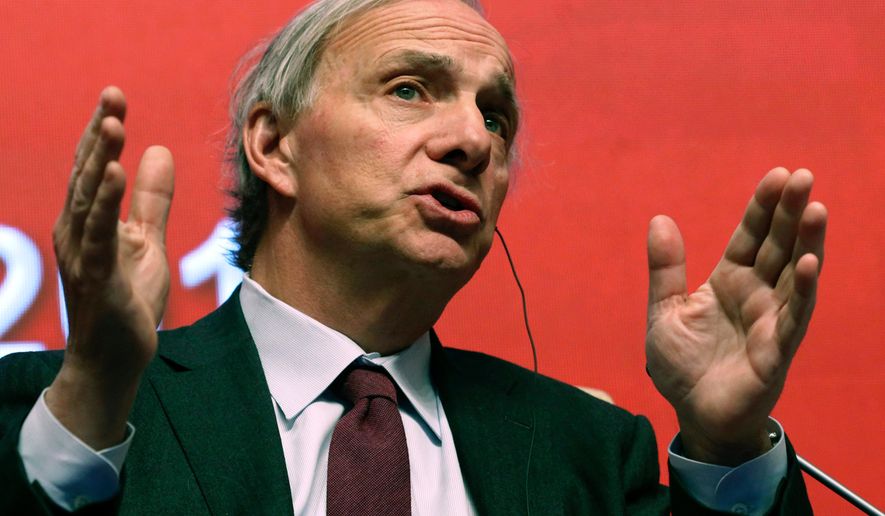 Bridgewater Associates Chairman Ray Dalio speaks during the Economic Summit held for the China Development Forum in Beijing on March 23, 2019. (AP Photo/Ng Han Guan, File)