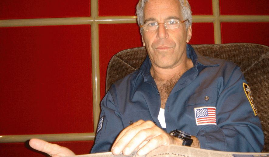 This undated photo released by the U.S. Department of Justice shows Jeffrey Epstein. (U.S. Department of Justice via AP)