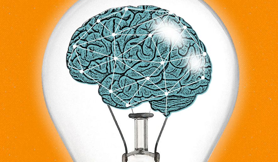 Humans reliance on Artificial intelligence (AI) illustration by Linas Garsys / The Washington Times