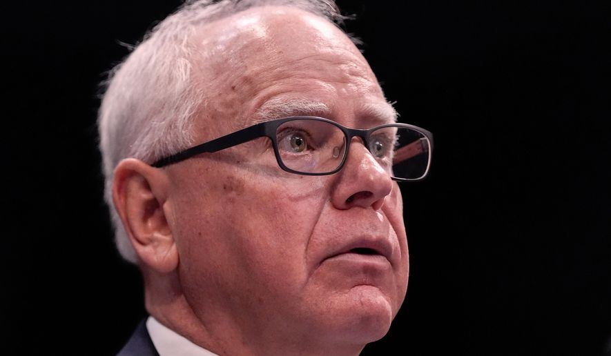 Minnesota Gov. Tim Walz speaks during a House Committee on Oversight and Government Reform hearing at the U.S. Capitol in Washington on June 12, 2025. (AP Photo/Julia Demaree Nikhinson, File)