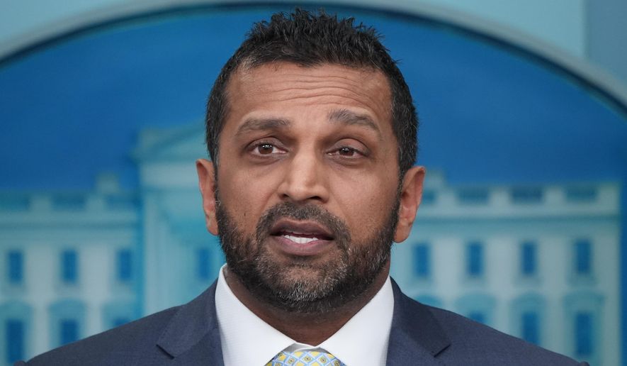 FBI Director Kash Patel White House speaks during a press briefing at the White House, Wednesday, Nov. 12, 2025, in Washington. (AP Photo/Jacquelyn Martin, File)