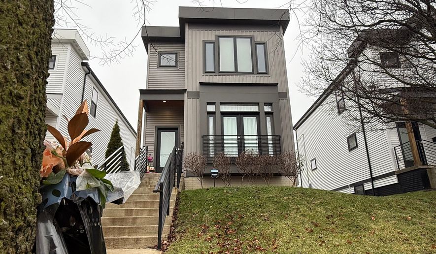 Spencer and Monique Tepe's home in Columbus, Ohio, on Tuesday, Jan. 6, 2026. (AP Photo/Patrick Aftoora-Orsagos)