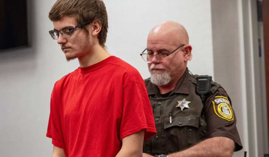 Nikita Casap appears at his arraignment May 7, 2025 in Waukesha County Circuit Court in Waukesha, Wis. (Mark Hoffman/Milwaukee Journal-Sentinel via AP, Pool, File)