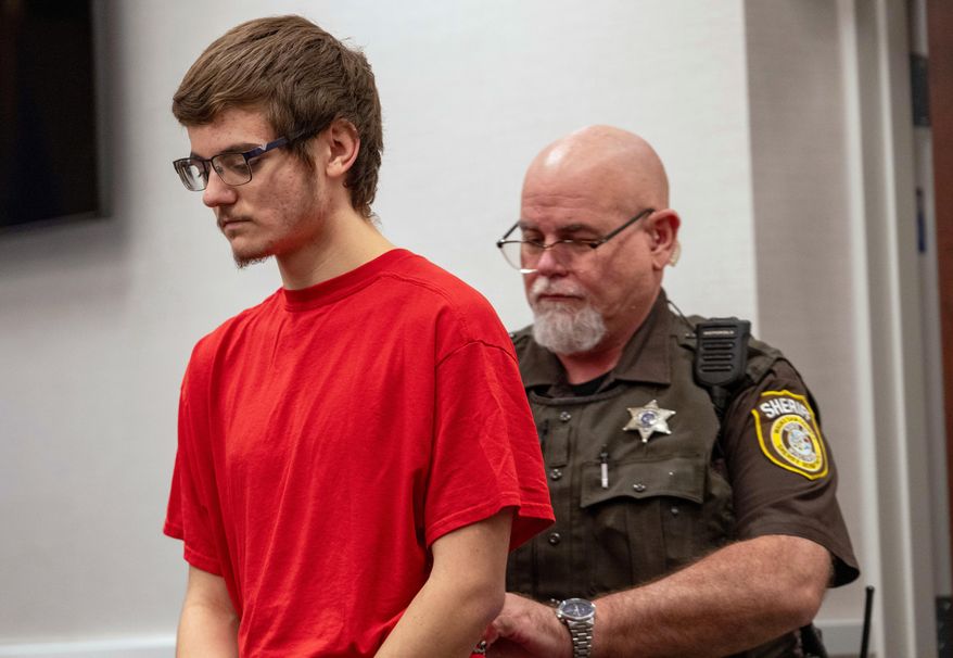 Nikita Casap appears at his arraignment May 7, 2025 in Waukesha County Circuit Court in Waukesha, Wis. (Mark Hoffman/Milwaukee Journal-Sentinel via AP, Pool, File)