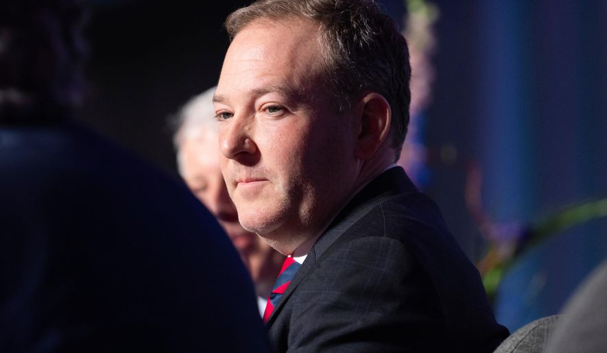 FILE - EPA Administrator Lee Zeldin listens during the annual Alaska Sustainable Energy Conference on June 3, 2025, in Anchorage, Alaska. (AP Photo/Jenny Kane, File)