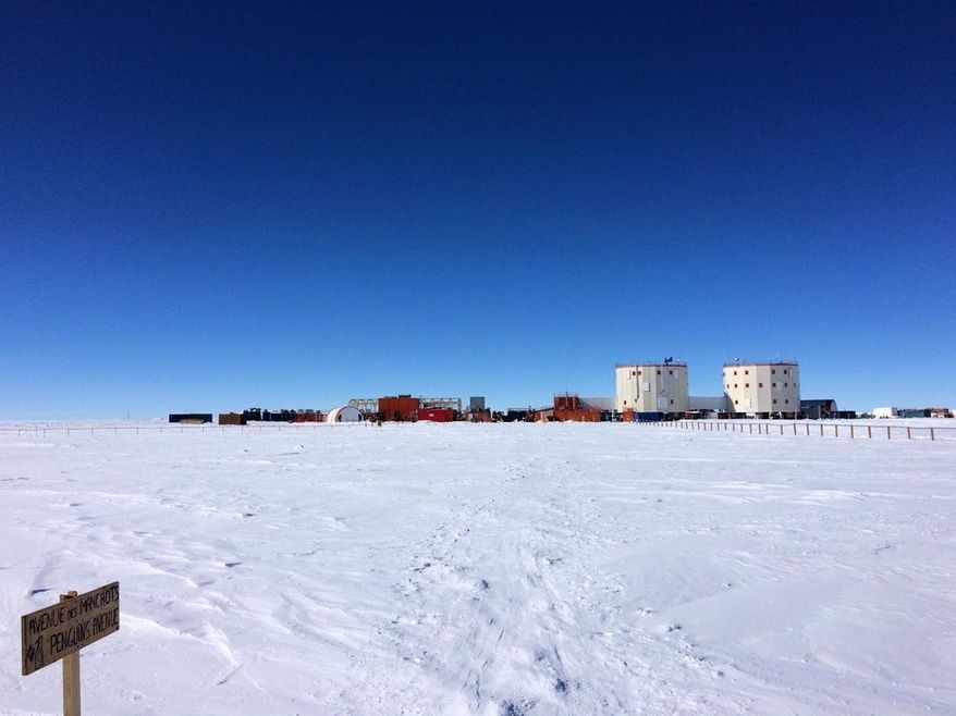 This undated image released on Wednesday, Jan. 14, 2026 by the Ice Memory Foundation, shows the Concordia Station, where the Ice Memory Sanctuary is being built in Antarctica for ice cores from the Alps carrying the memory of Earth's current atmosphere, which are preserved at a temperature close to -52°C/-61°F for future generations of scientists to study. (ENEA PNRA via AP)