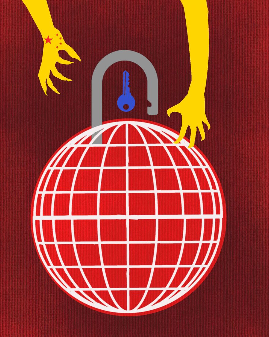 Keeping China out of the Western Hemisphere illustration by Linas Garsys / The Washington Times