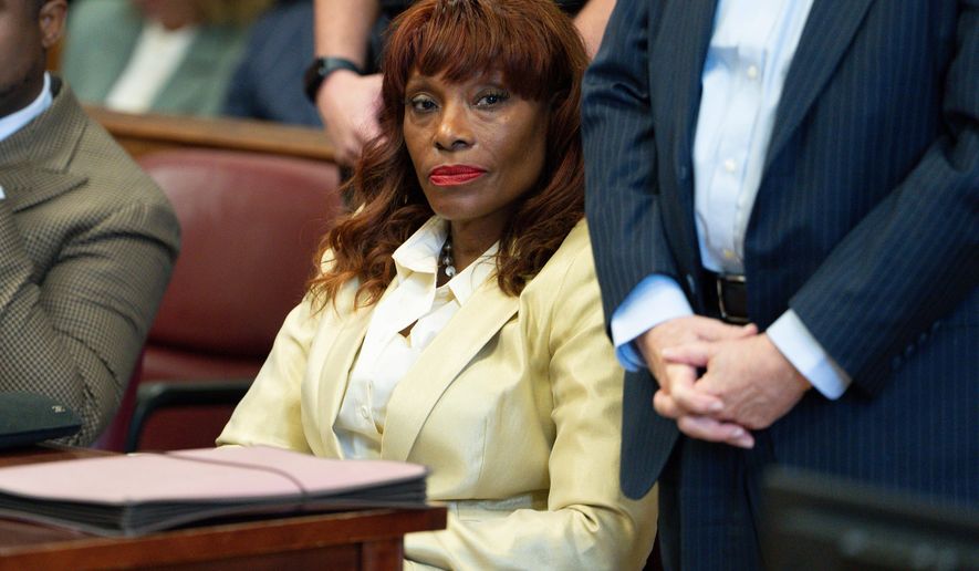 FILE - Former NYC Mayor Eric Adam's Chief of Staff Ingrid Lewis-Martin appears for arraignment on corruption charges in Manhattan criminal court, Aug. 21, 2025, in New York. (Steven Hirsch/New York Post via AP, Pool, File)