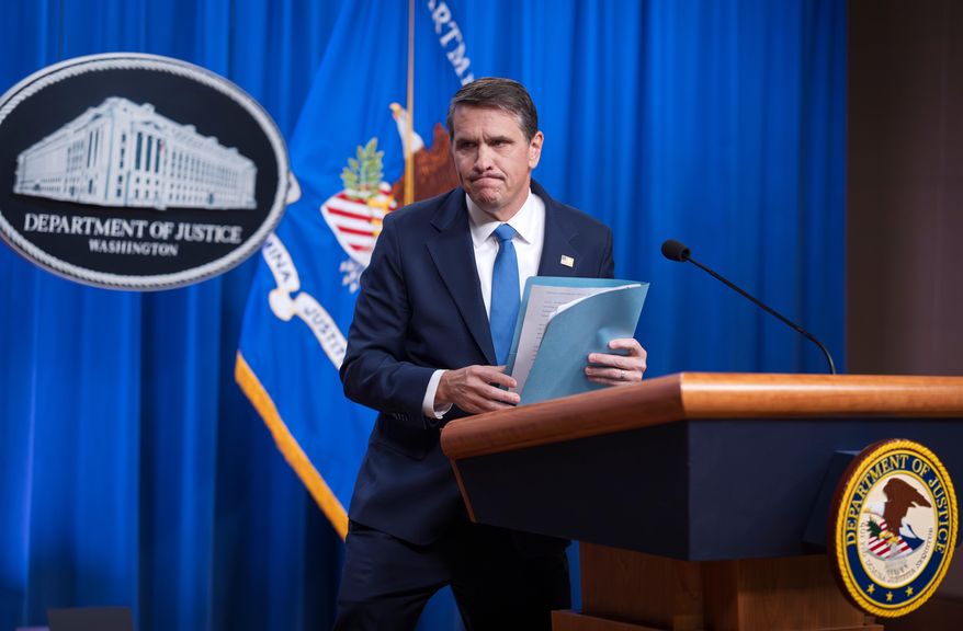 Deputy Attorney General Todd Blanche meets with reporters as the Justice Department says it's releasing 3 million pages of documents in the latest Jeffrey Epstein disclosure, along with 2,000 videos and 180,000 images, in Washington, Friday, Jan. 30, 2026. (AP Photo/J. Scott Applewhite)