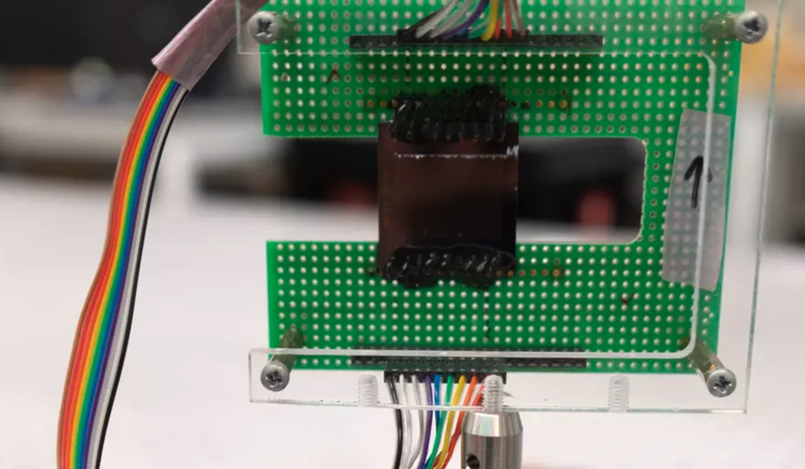 The MetaHeart device could prevent a workplace or an unauthorized third party from tracking a person's heart rate. (Credit: Rice University)