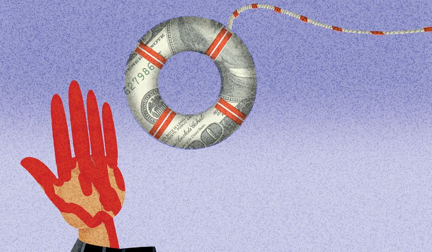 Helping protesters in Iran illustration by Alexander Hunter/The Washington Times