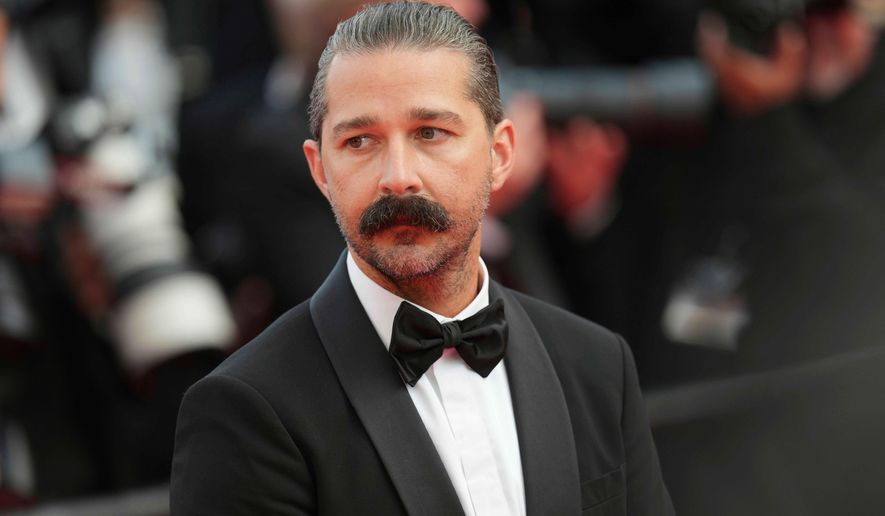 Shia LaBeouf poses for photographers upon arrival at the premiere of the film, "The Phoenician Scheme," at the 78th international film festival in Cannes, southern France, May 18, 2025. (Photo by Lewis Joly/Invision/AP, File)