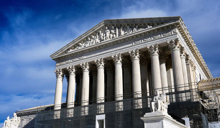 The Supreme Court is seen, Jan. 13, 2026, in Washington. (AP Photo/Julia Demaree Nikhinson, File)