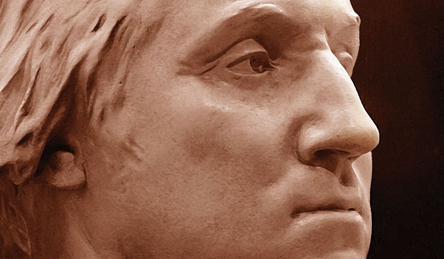 George Washington and the United States of America's presidents illustration by Alexander Hunter/The Washington Times