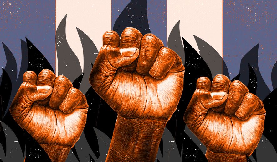 The liberation of Cuba illustration by Linas Garsys / The Washington Times