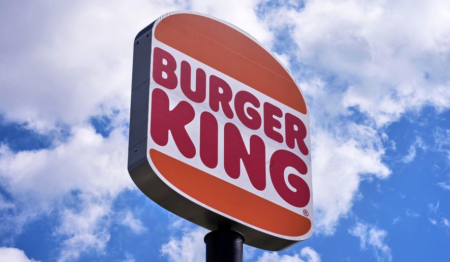This is the sign outside a Burger King in Erie, Pa., on Monday, Sept. 8, 2025. (AP Photo/Gene J. Puskar, File)