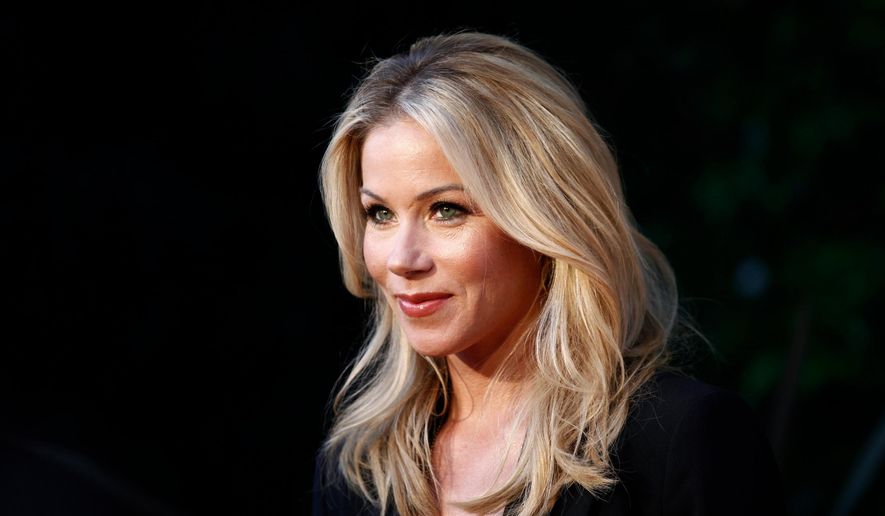 FILE - Christina Applegate appears at the Annual Backstage at the Geffen Gala in Los Angeles on March 22, 2010. (AP Photo/Matt Sayles, File)