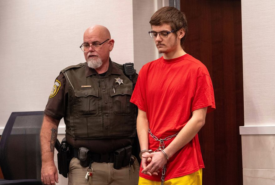 Nikita Casap appears at his arraignment on May 7, 2025, in Waukesha County Circuit Court, in Waukesha, Wis. (Mark Hoffman/Milwaukee Journal-Sentinel via AP, Pool, File)