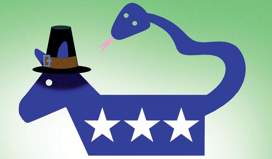 Democrats tolerating sexual misconduct in Congress illustration by Alexander Hunter/The Washington Times