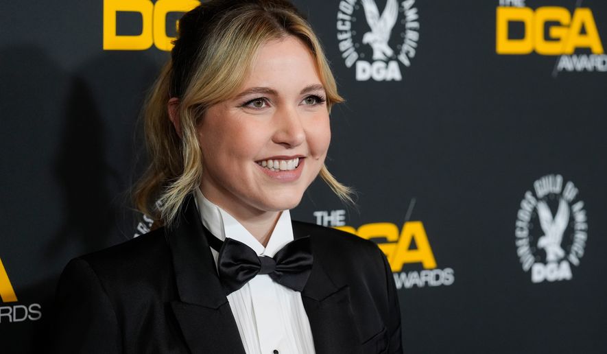 Taylor Tomlinson arrives at the 77th Directors Guild of America Awards on Saturday, Feb. 8, 2025, in Beverly Hills, Calif. (AP Photo/Chris Pizzello,File)