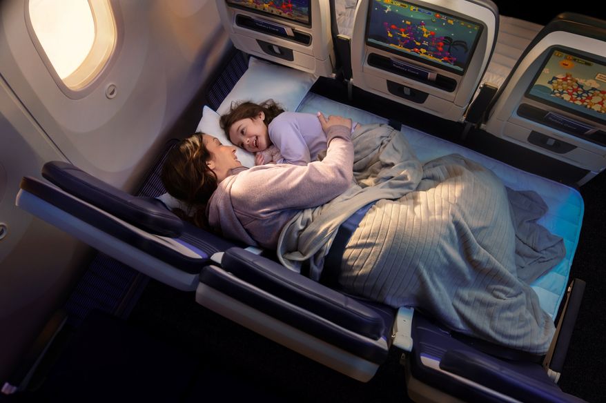 United Airlines announces the "Relax Row" starting in 2027. (Credit: United Airlines)