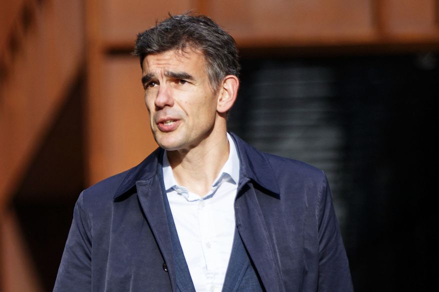 President of EMEA Business and Operations for Google, Matt Brittin is seen at the London headquarters of Google and YouTube in King's Cross, London, Thursday, Nov. 16, 2017. (Tolga Akmen/Pool Photo via AP, File)