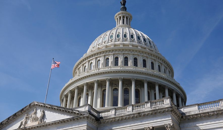 The U.S. Capitol is seen on Sunday, March 22, 2026, in Washington. (AP Photo/Tom Brenner)