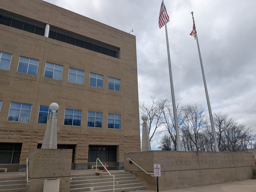 A federal judge declined to block Prince George's County from evacuating the Marylander Condominium indefinitely while repairs are made to a heating system that property managers accuse neighboring vagrants of sabotaging over four months ago on Friday, March 27, 2026. (Sean Salai/The Washington Times)