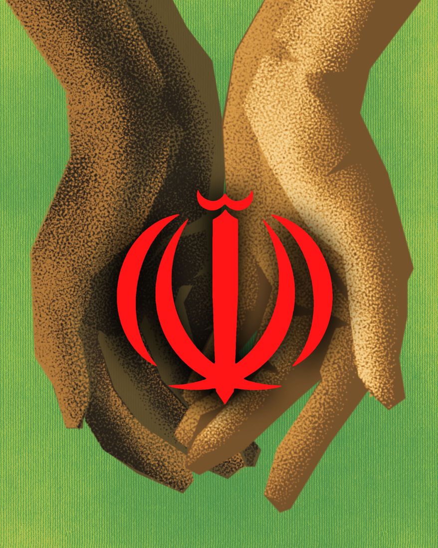 Kurdistan shaping Iran's future illustration by Linas Garsys / The Washington Times