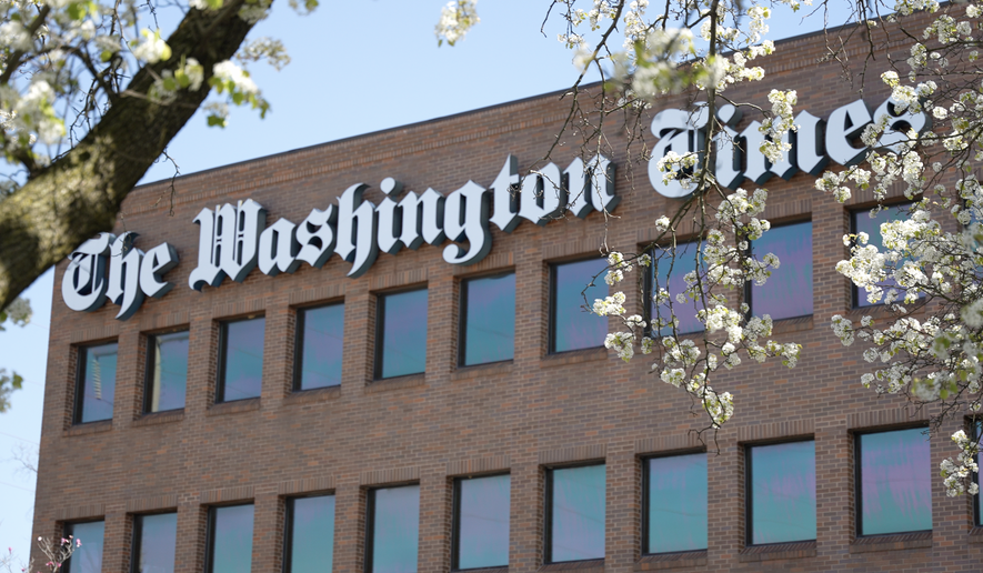 The Washington Times. Photo credit: David Gordon / The Washington Times