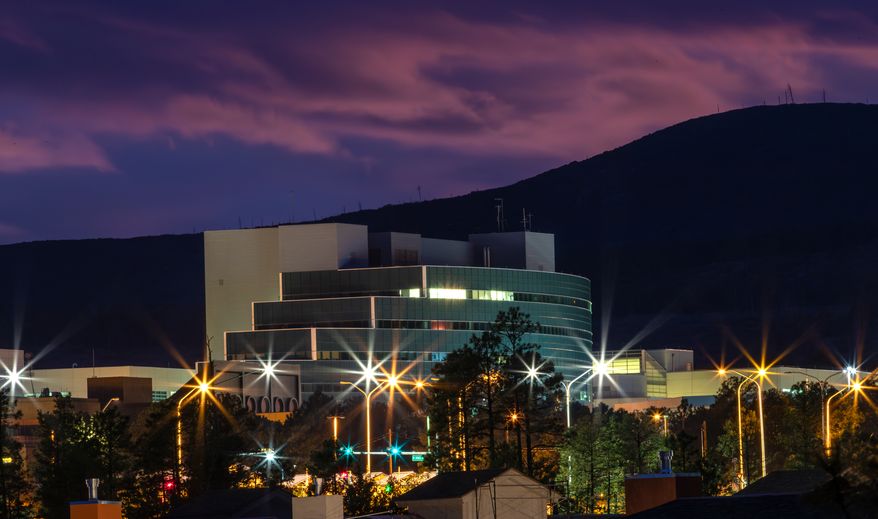 A view of Los Alamos National Laboratory's National Security Science Building in Los Alamos, N.M., in September 2024 (Los Alamos National Laboratory via AP) **FILE**