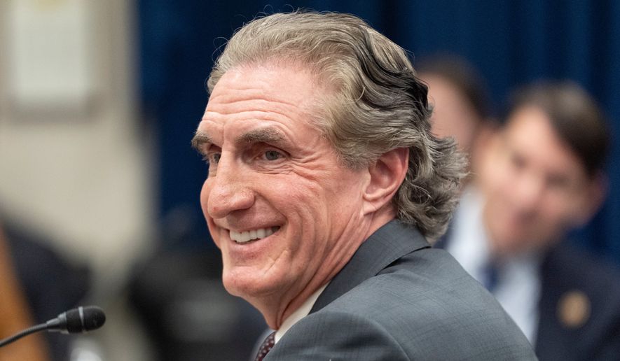 Department of Interior Secretary Doug Burgum, testifies before the House Appropriations Committee's budget hearing on Capitol Hill, Monday, April 20, 2026, in Washington. (AP Photo/Manuel Balce Ceneta)