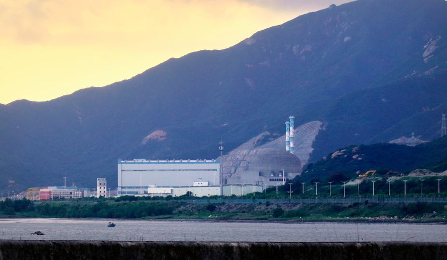 FILE - The Taishan Nuclear Power Plant in southern China's Guangdong Province is seen on June 17, 2021. (AP Photo, File)