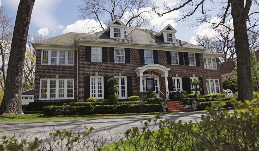 This brick house in Winnetka, Ill., seen Friday, May 6, 2011, was featured in the 1990 movie "Home Alone". (AP Photo/ Nam Y. Huh File)
