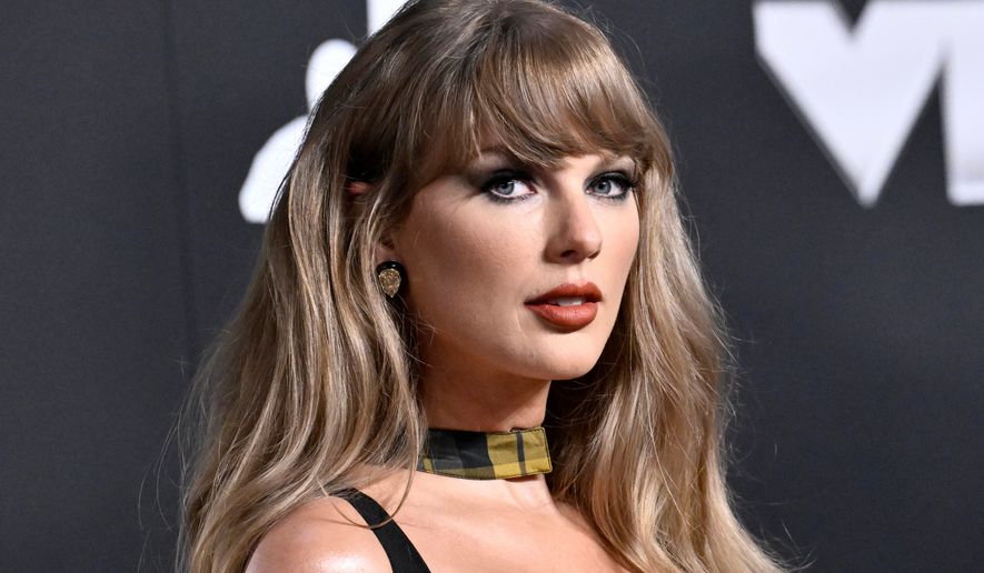 Taylor Swift appears at the MTV Video Music Awards in Elmont, N.Y., on Sept. 11, 2024. (Photo by Evan Agostini/Invision/AP, File)