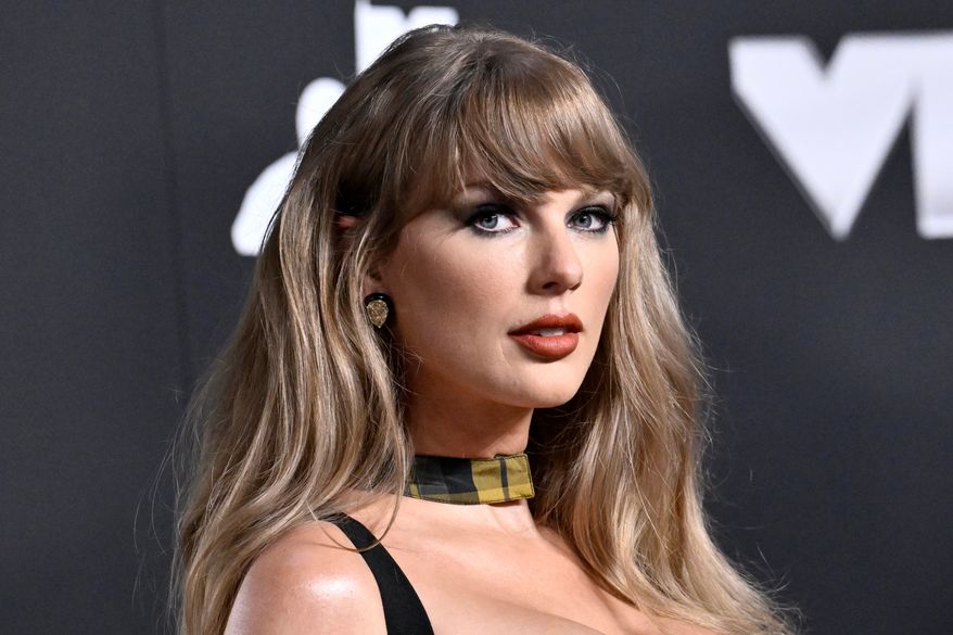 Taylor Swift appears at the MTV Video Music Awards in Elmont, N.Y., on Sept. 11, 2024. (Photo by Evan Agostini/Invision/AP, File)