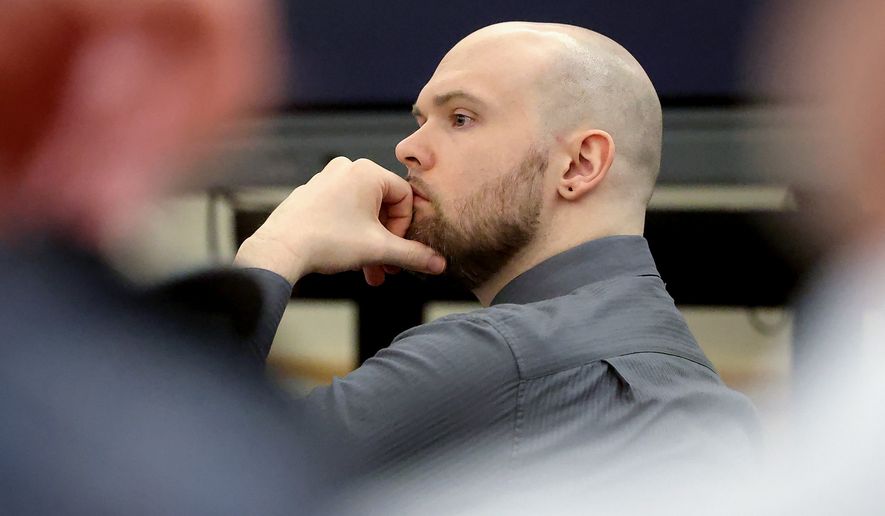 Defendant Tanner Horner listens during the punishment phase of his capital murder trial Tuesday, May 5, 2026, at the Tim Curry Criminal Justice Center in Fort Worth, Texas. (Amanda McCoy/Star-Telegram via AP)