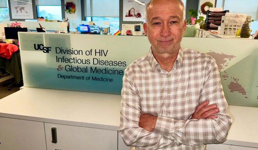 Dr. Steven Deeks at the UCSF Division of HIV Infectious Diseases and Global Medicine on May 5, 2026, in San Francisco. (AP photo/Haven Daley)