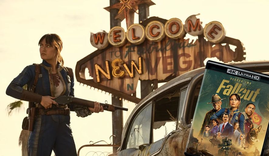 Lucy MacLean (Ella Purnell) visits New Vegas in "Fallout: Season Two," now available in the 4K disc format from Alliance Entertainment.