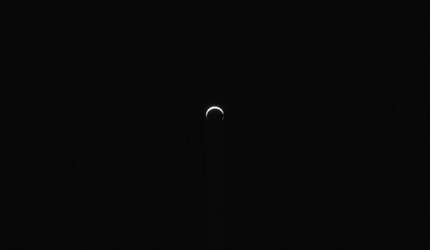 This image provided by the NASA/JPL-Caltech/ASU from the Psyche mission spacecraft shows Mars on Sunday, May 3, 2026.