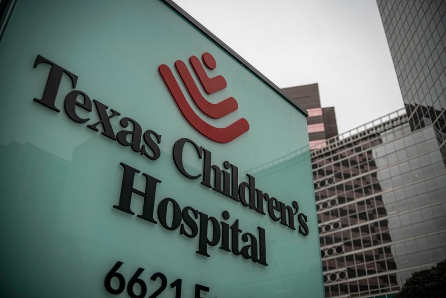 Texas Children's Hospital sign and logo. File photo credit: University of College via Shutterstock.