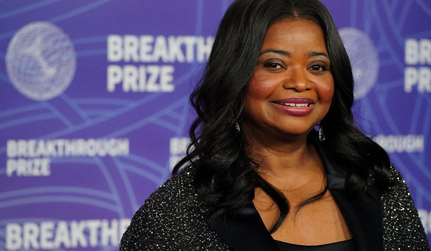 Octavia Spencer arrives at the 12th Breakthrough Prize Ceremony on Saturday, April 18, 2026, at Barker Hangar in Santa Monica, Calif. (Photo by Jordan Strauss/Invision/AP)