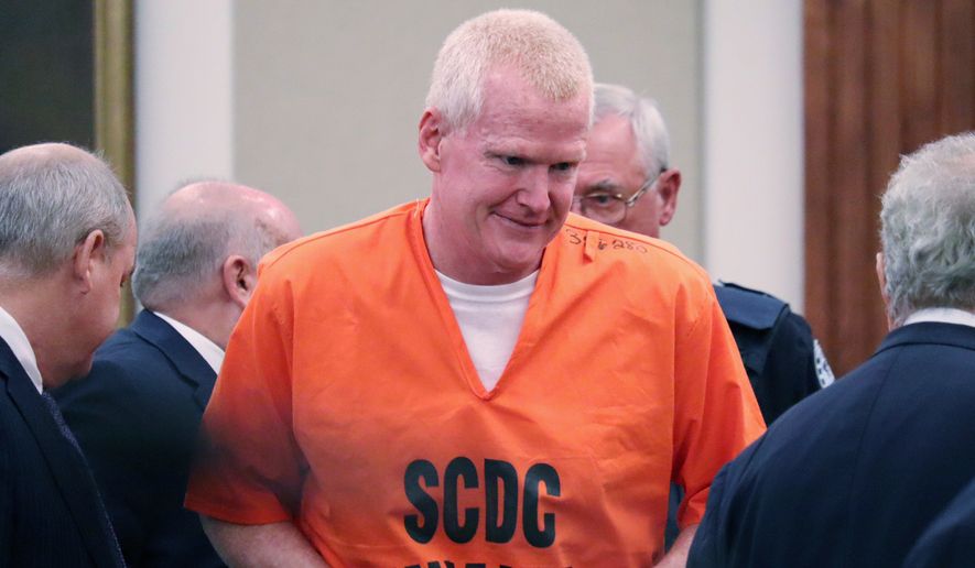Disbarred attorney Alex Murdaugh arrives in court in Beaufort, S.C., Sept. 14, 2023. (AP Photo/James Pollard, File)