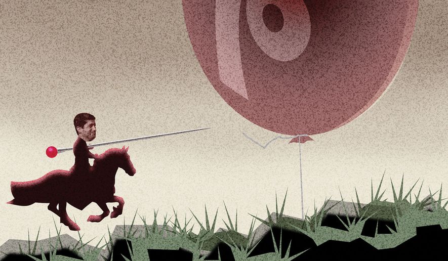 Federal Reserve chief Kevin Warsh and inflation illustration by Alexander Hunter/The Washington Times