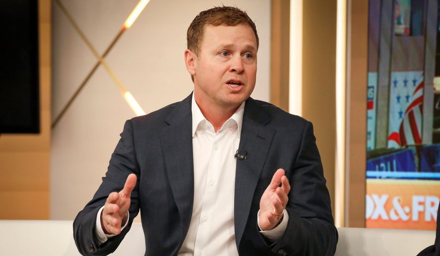 Spencer Pratt speaks during an appearance on "Fox & Friends" at Fox News headquarters on Wednesday, Jan. 28, 2026, in New York. (Photo by Andy Kropa/Invision/AP)