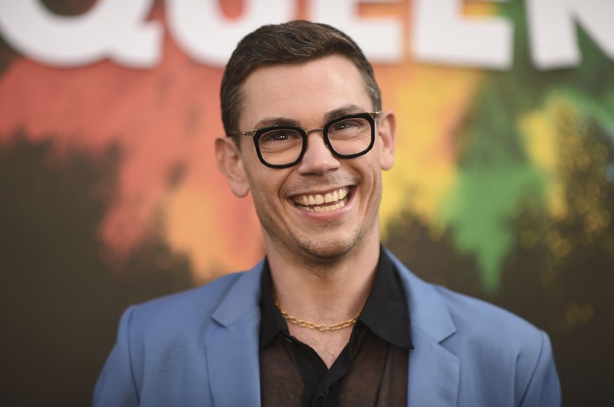 Ryan O'Connell arrives at the premiere of "Queer As Folk" on Friday, June, 3 2022, at The Theatre at Ace Hotel in Los Angeles. (Photo by Richard Shotwell/Invision/AP)