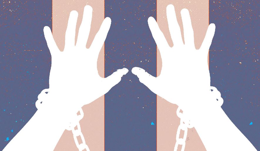 Liberating the Cuban people illustration by Linas Garsys / The Washington Times