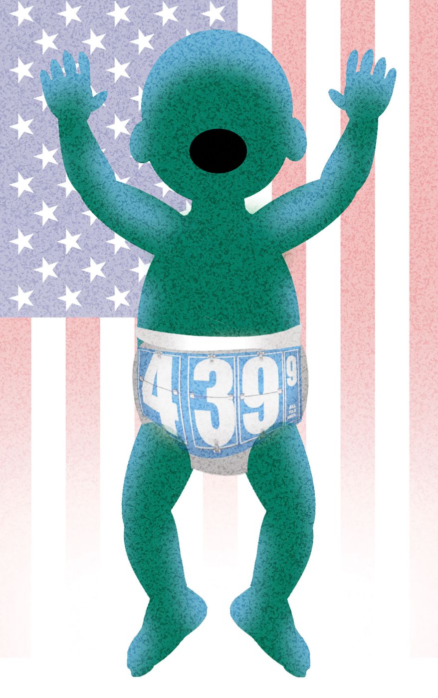 Americans whining over gas prices illustration by Alexander Hunter/The Washington Times