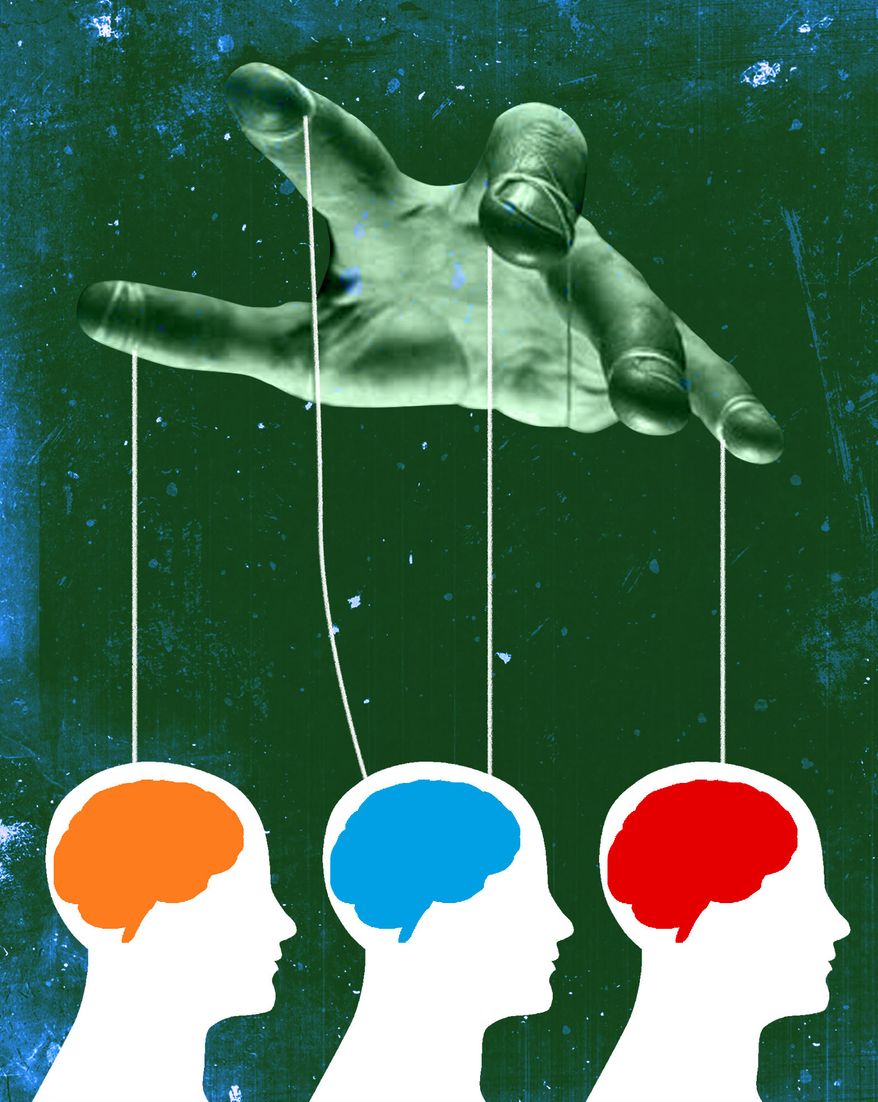 Left's fraud against Amercians illustration by Linas Garsys / The Washington Times